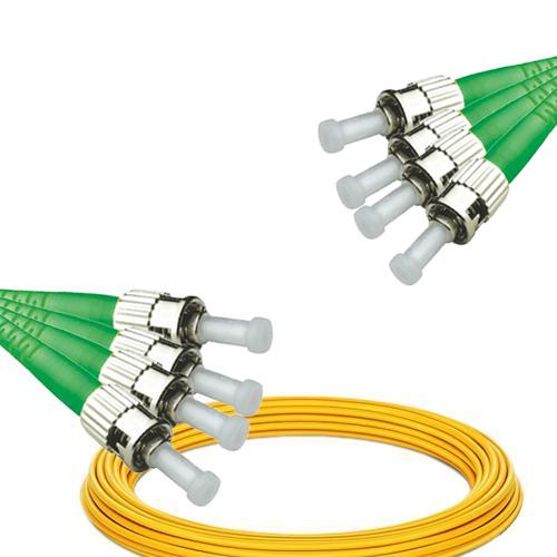 4 Fiber ST/APC to ST/APC Patch Cord OS2 9/125 Singlemode