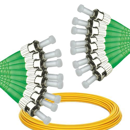 8 Fiber ST/APC to ST/APC Patch Cord OS2 9/125 Singlemode