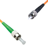 ST/APC to ST/UPC Patch Cord OM2 50/125 Multimode Simplex