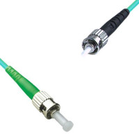 ST/APC to ST/UPC Patch Cord OM3 50/125 Multimode Simplex