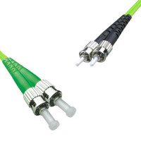 ST/APC to ST/UPC Patch Cord OM5 50/125 Multimode Duplex
