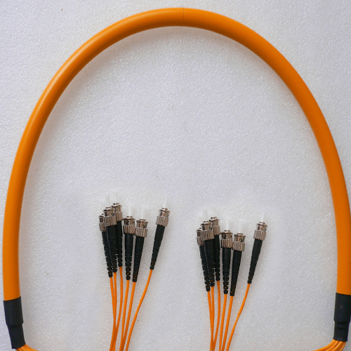 6 Fiber ST/UPC to ST/UPC Patch Cord OM1 62.5/125 Multimode