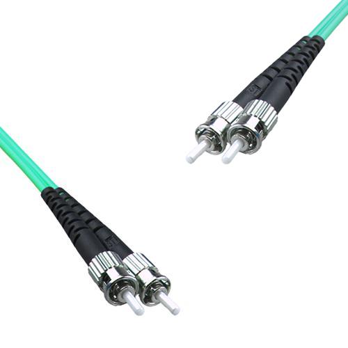 ST/UPC to ST/UPC Patch Cord OM3 50/125 Multimode Duplex