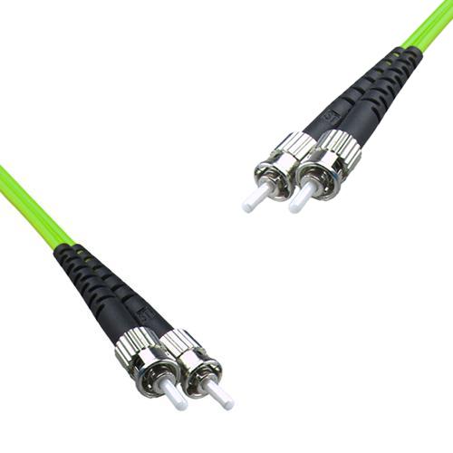 ST/UPC to ST/UPC Patch Cord OM5 50/125 Multimode Duplex
