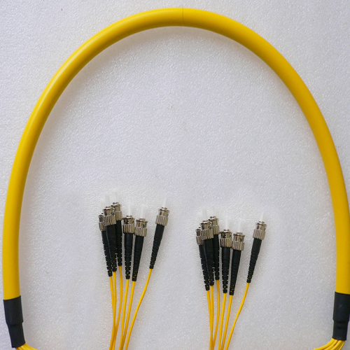 6 Fiber ST/UPC to ST/UPC Patch Cord OS2 9/125 Singlemode