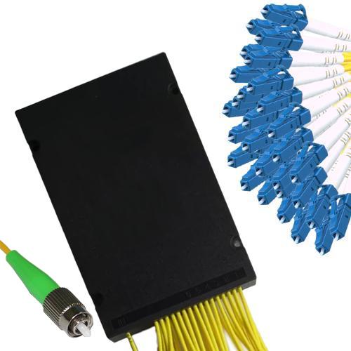 1x32 Module PLC Splitter FC/APC to LC/UPC 9/125 Singlemode
