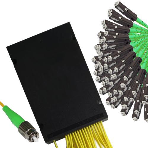 1x64 Module PLC Splitter FC/APC to MU/APC 9/125 Singlemode