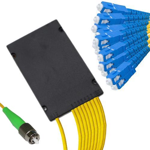 1x16 Module PLC Splitter FC/APC to SC/UPC 9/125 Singlemode
