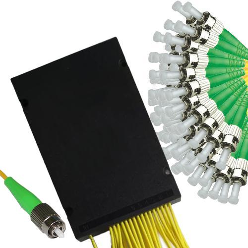 1x64 Module PLC Splitter FC/APC to ST/APC 9/125 Singlemode