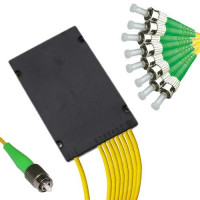 1x8 Module PLC Splitter FC/APC to ST/APC 9/125 Singlemode