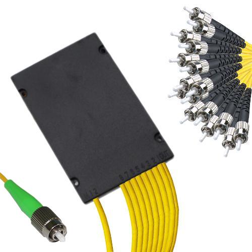 1x16 Module PLC Splitter FC/APC to ST/UPC 9/125 Singlemode