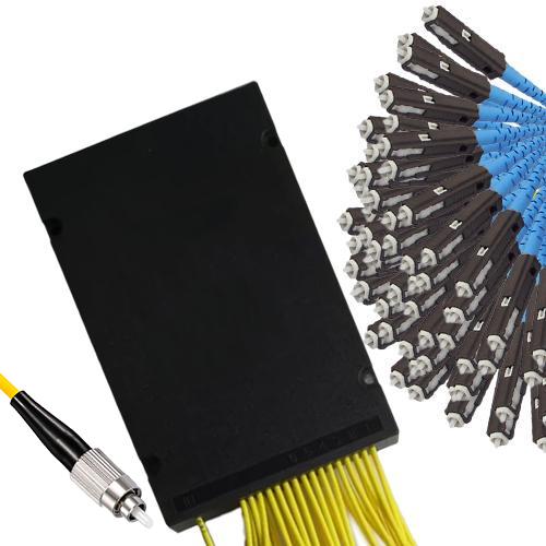 1x64 Module PLC Splitter FC/UPC to MU/UPC 9/125 Singlemode