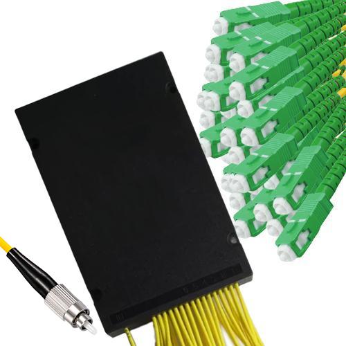 1x32 Module PLC Splitter FC/UPC to SC/APC 9/125 Singlemode