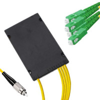 1x4 Module PLC Splitter FC/UPC to SC/APC 9/125 Singlemode