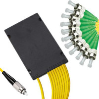 1x16 Module PLC Splitter FC/UPC to ST/APC 9/125 Singlemode