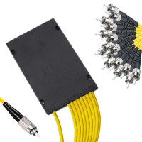 1x16 Module PLC Splitter FC/UPC to ST/UPC 9/125 Singlemode