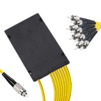 1x8 Module PLC Splitter FC/UPC to ST/UPC 9/125 Singlemode