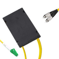 1x2 Module PLC Splitter LC/APC to FC/UPC 9/125 Singlemode