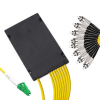 1x8 Module PLC Splitter LC/APC to FC/UPC 9/125 Singlemode