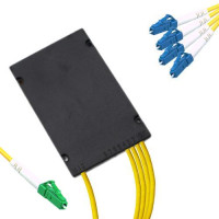 1x4 Module PLC Splitter LC/APC to LC/UPC 9/125 Singlemode