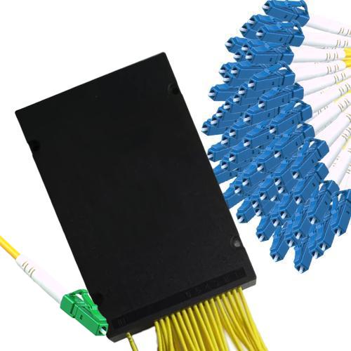 1x64 Module PLC Splitter LC/APC to LC/UPC 9/125 Singlemode