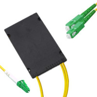 1x2 Module PLC Splitter LC/APC to SC/APC 9/125 Singlemode