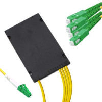 1x4 Module PLC Splitter LC/APC to SC/APC 9/125 Singlemode