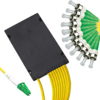 1x16 Module PLC Splitter LC/APC to ST/APC 9/125 Singlemode