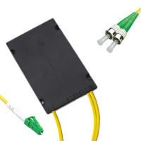 1x2 Module PLC Splitter LC/APC to ST/APC 9/125 Singlemode