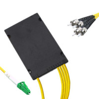 1x4 Module PLC Splitter LC/APC to ST/UPC 9/125 Singlemode