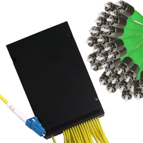 1x32 Module PLC Splitter LC/UPC to FC/APC 9/125 Singlemode