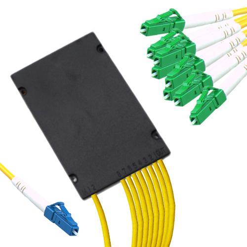 1x8 Module PLC Splitter LC/UPC to LC/APC 9/125 Singlemode