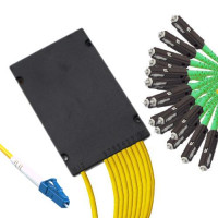 1x16 Module PLC Splitter LC/UPC to MU/APC 9/125 Singlemode