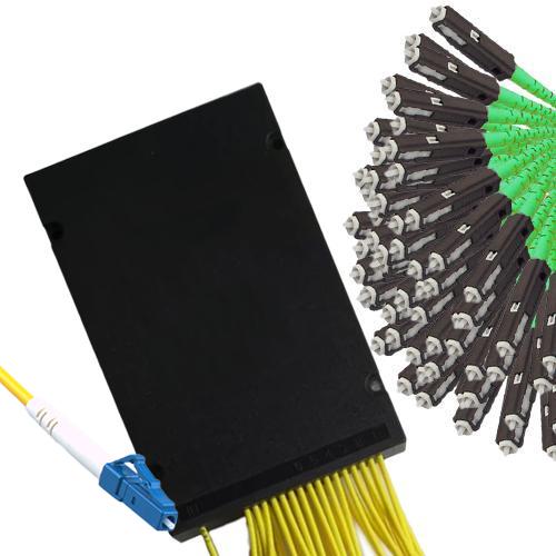 1x64 Module PLC Splitter LC/UPC to MU/APC 9/125 Singlemode