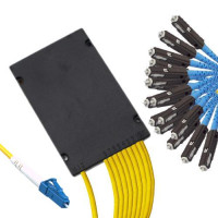 1x16 Module PLC Splitter LC/UPC to MU/UPC 9/125 Singlemode