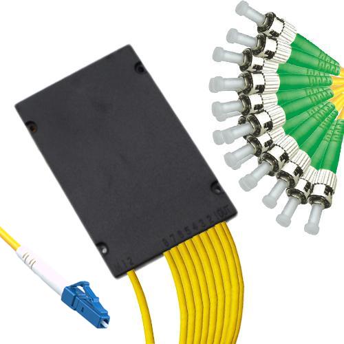 1x16 Module PLC Splitter LC/UPC to ST/APC 9/125 Singlemode