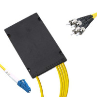 1x4 Module PLC Splitter LC/UPC to ST/UPC 9/125 Singlemode