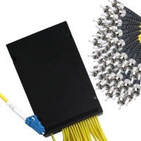 1x64 Module PLC Splitter LC/UPC to ST/UPC 9/125 Singlemode