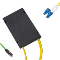 1x2 Module PLC Splitter MU/APC to LC/UPC 9/125 Singlemode