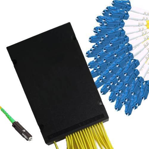 1x64 Module PLC Splitter MU/APC to LC/UPC 9/125 Singlemode