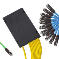 1x16 Module PLC Splitter MU/APC to MU/UPC 9/125 Singlemode