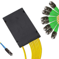 1x8 Module PLC Splitter MU/UPC to FC/APC 9/125 Singlemode