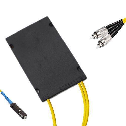 1x2 Module PLC Splitter MU/UPC to FC/UPC 9/125 Singlemode