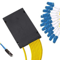 1x16 Module PLC Splitter MU/UPC to LC/UPC 9/125 Singlemode