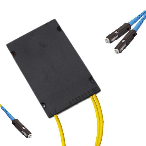 1x2 Module PLC Splitter MU/UPC to MU/UPC 9/125 Singlemode
