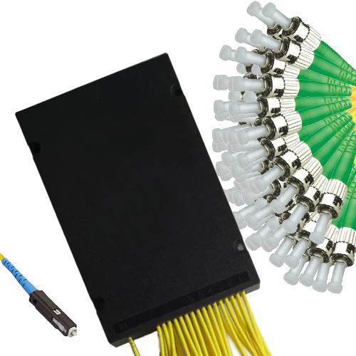 1x64 Module PLC Splitter MU/UPC to ST/APC 9/125 Singlemode
