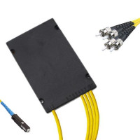 1x4 Module PLC Splitter MU/UPC to ST/UPC 9/125 Singlemode