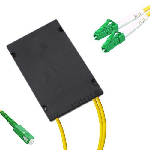 1x2 Module PLC Splitter SC/APC to LC/APC 9/125 Singlemode