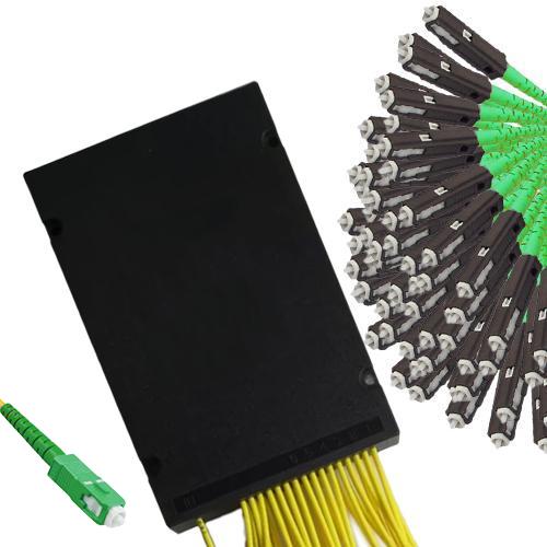 1x64 Module PLC Splitter SC/APC to MU/APC 9/125 Singlemode
