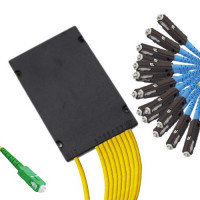 1x16 Module PLC Splitter SC/APC to MU/UPC 9/125 Singlemode